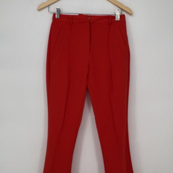 Forever 21 High Waist Flare Pants Slacks Dress Trousers Wide Leg Work Bottoms XS - Picture 3 of 9